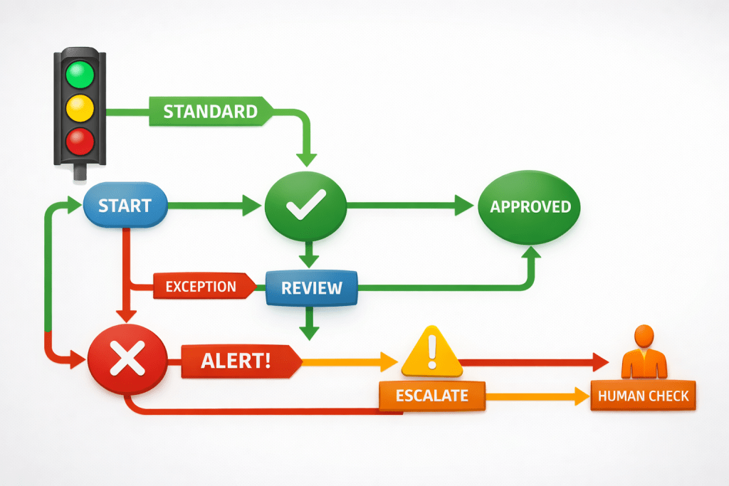decision flow chart - AI Governance Requires Narrative Alignment - banner